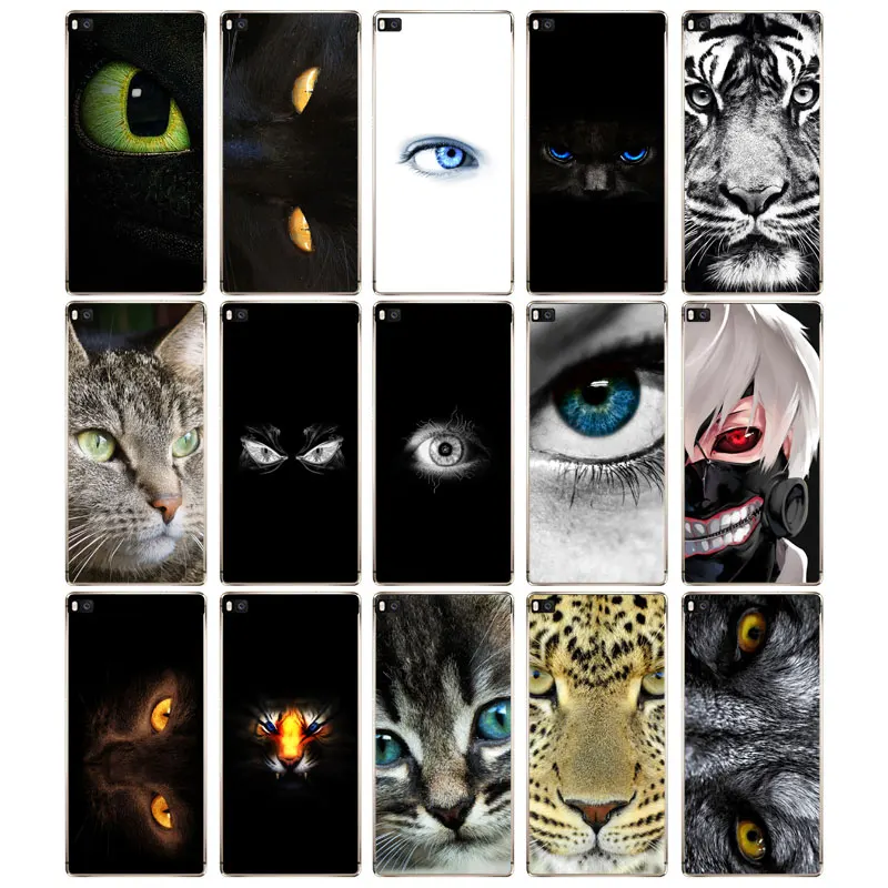 DREAMFOX M391 Beautiful Eyes Soft TPU Silicone Case Cover For Huawei P8 P9 P10 Lite Plus 2017 Honor 8 Pro 9 6X |