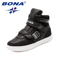 bona new arrival typical style children boots hook loop boys winter shoes outdoor fashion sneakers light soft free shipping