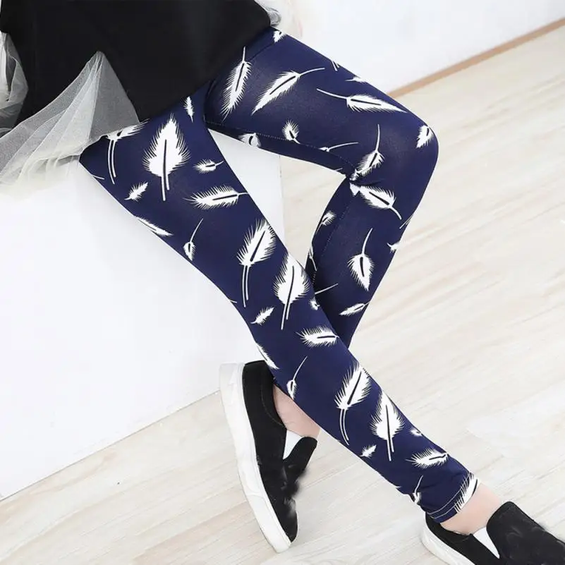 Baby Kids Girl Pants Summer Comfortable Cotton Children Trousers Printing Leggings Flower Kids Classic baby Girls Pencil Pants