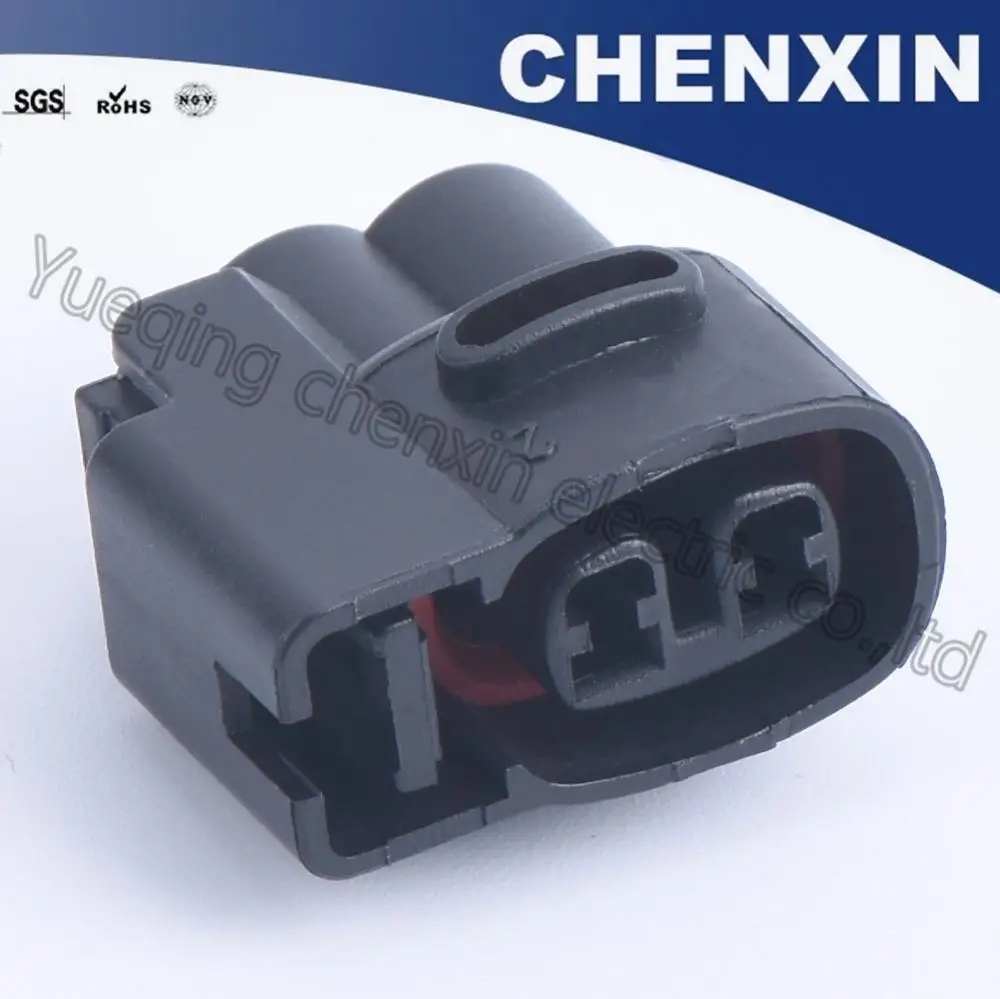 Черный 2 pin Герметичный водонепроницаемый Катушка зажигания Разъем MG640605 женский