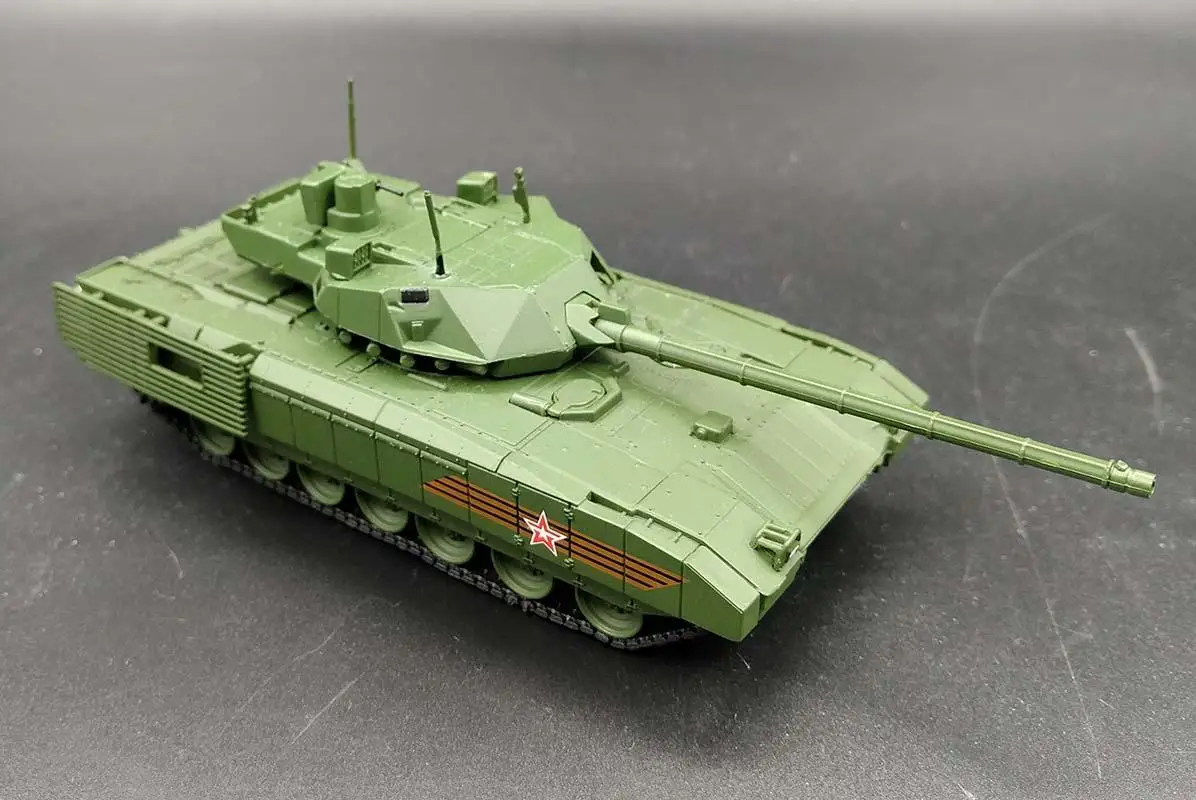Русский T-14 Armata следующего поколения Основной боевой танк MBT 1: 72 литья под давлением модель pb