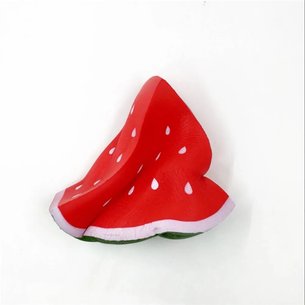 Triangular Watermelon Jumbo Squishy Toys Cartoon Slow Rising Stress Relief Soft Toy Anti-stress Adult Squishi Squeeze Gift | Игрушки и