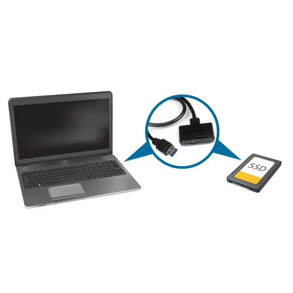 HBUDS USB3S2SAT3CB 3 0 до 2 5 &quotSATA III кабель адаптера жесткого диска с UASP SATA к USB конвертер для