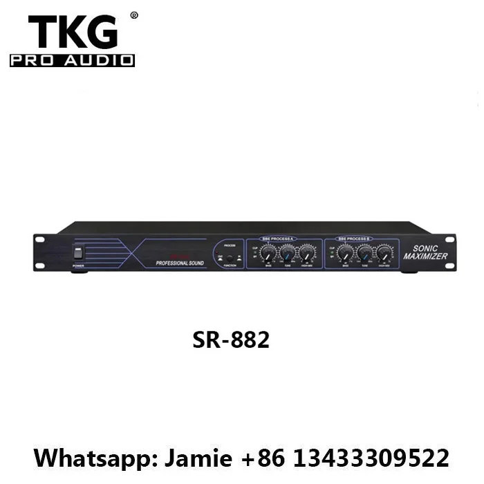 TKG профессиональное караоке китайское оборудование для диджея spaker уличная звуковая система цифровой звуковой динамик sr882 exciter maximizer SR-882