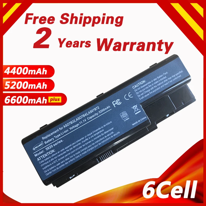 Аккумулятор для Acer Aspire 5739 г 5910 5920 5930 5935 5940 5942 6530 6920 6930 5710 | Компьютеры и офис