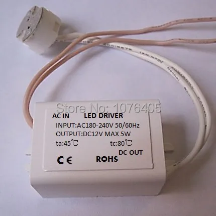 10 шт. DIY Мини светодиодный источник питания AC/DC адаптеры 5 Вт Светодиодный драйвер