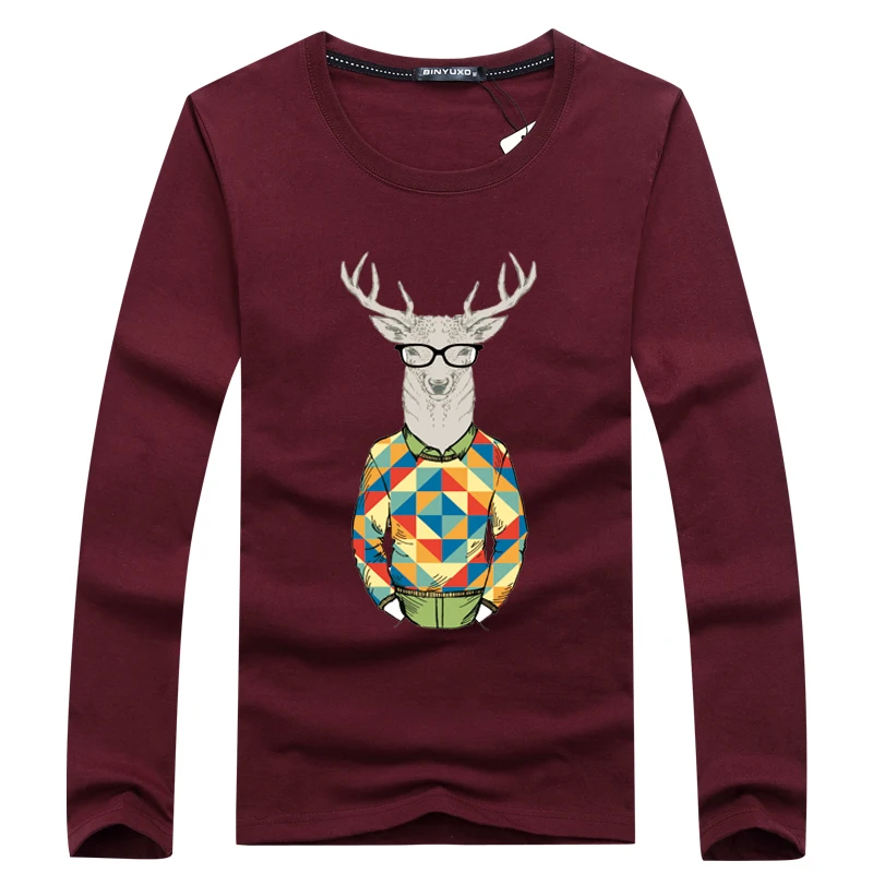 Мужская футболка с длинным рукавом однотонная Повседневная большого размера 5XL