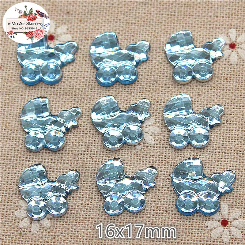 100 шт. Акриловые стразы в стиле детской коляски украшение для первого дня