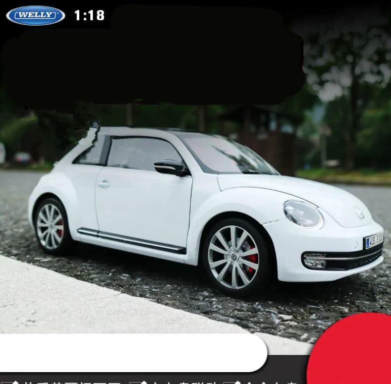 1:18 передовая игрушка из сплава, 2013 Volkswagen Новая коллекция Beetle Модель литья под давлением металлическая модель игрушечного автомобиля