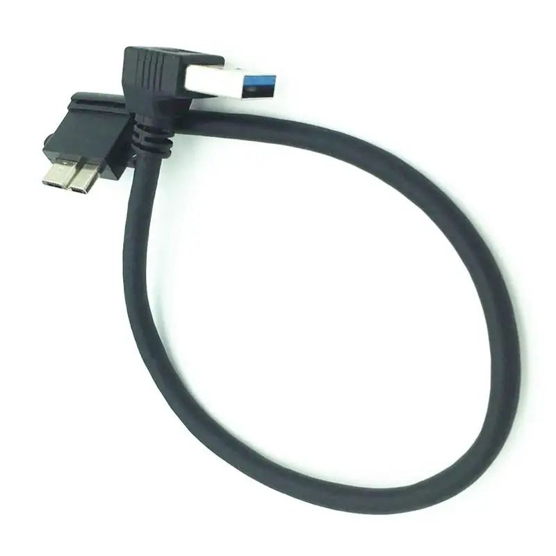 2 Упак. Угловой USB 3 0 Micro-B папа вниз A Мужской адаптер кабель для Samsung Galaxy Note N9005 N9002