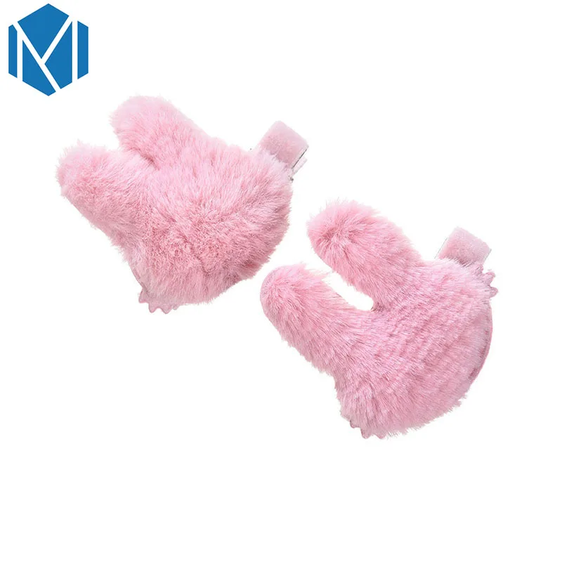 2 шт. заколки для волос M MISM милый пушистый кролик аксессуары детей|hair clips for kids|bunny
