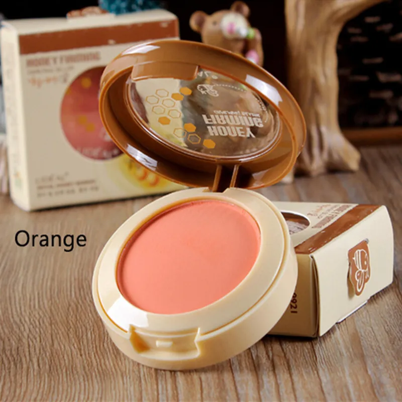 2017 популярные модели мед Берри Розовый румянец цвета: оранжевый розовый румяна