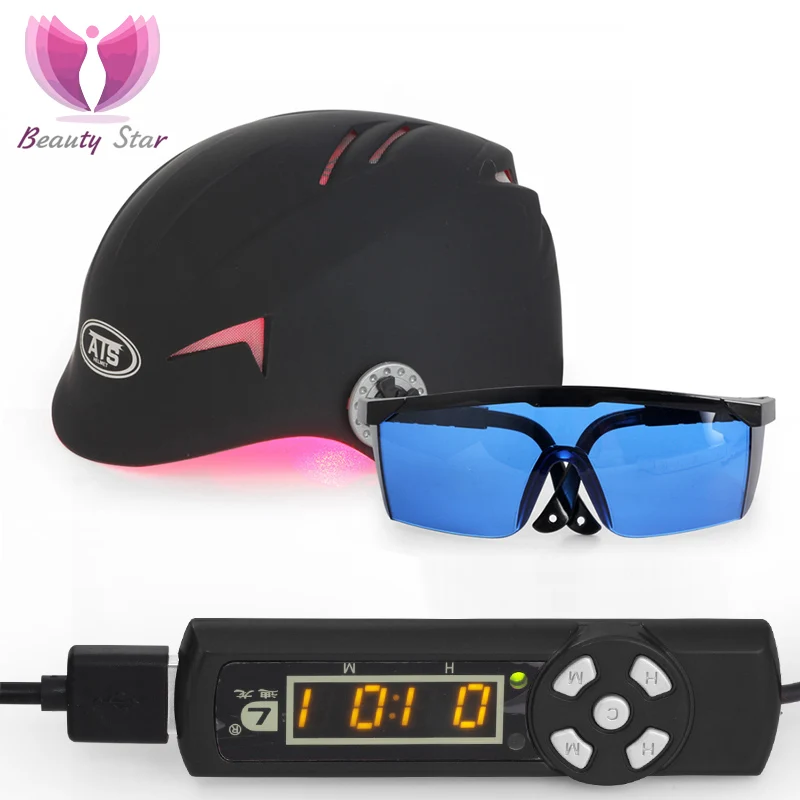 Лазерный шлем для восстановления волос 38 медицинский диоды лечения выпадения