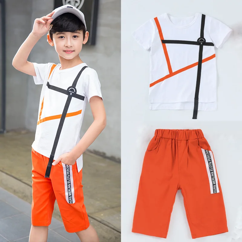 Летние костюмы для мальчиков коллекция 2019 года изысканные комплекты одежды