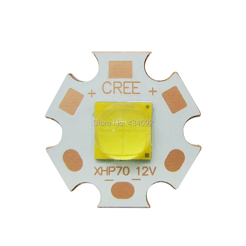 Светодиодный светильник Cree XHP70 30 вт белый 5000K 6500K 3000K 20 мм медная печатная плата 6 в