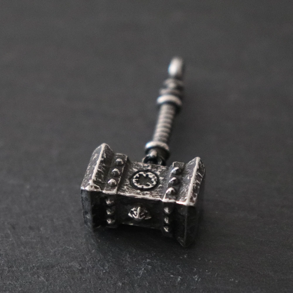 Кулон из нержавеющей стали викингов мьельнир Тора винтажный нордический амулет