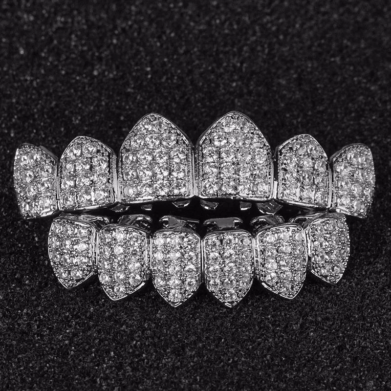 Реппер Missfox Grillz в стиле хип хоп с кубическим цирконием дополнительным литьевым