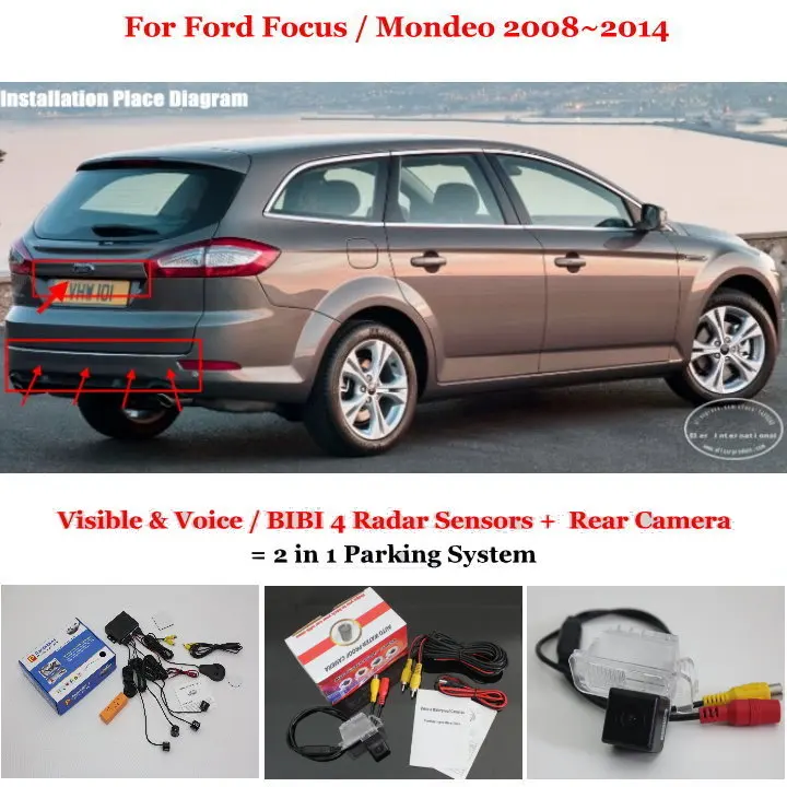 Для Ford Focus/Mondeo 2008 2009 2010 2011 2012 2013 2014 парковочные датчики камера заднего вида