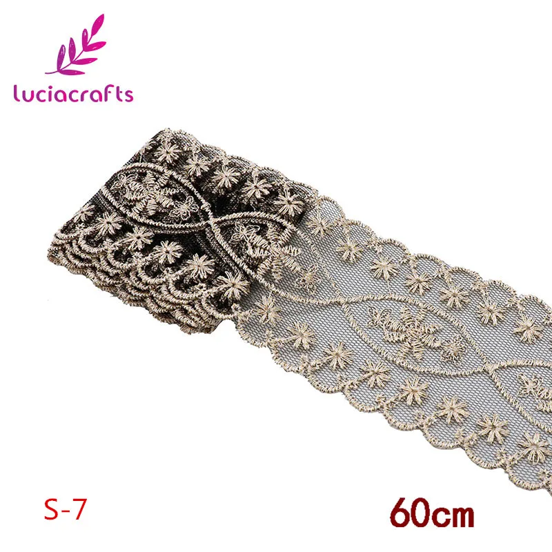 Lucia crafts, 12 см, 1 год/Лот, ручная работа, нить, вышивка, кружево, отделка, пэчворк, сделай сам, куклы, швейная одежда, аксессуары, R0206 - Цвет: S7