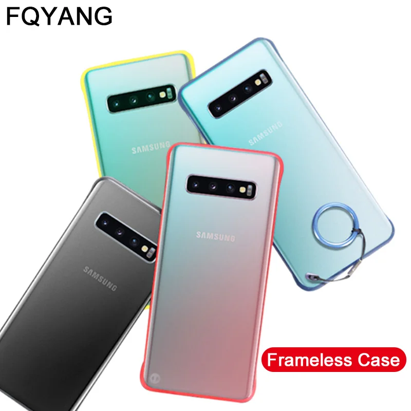 Ультратонкий чехол для samsung s10 plus Прозрачный телефона coque funda S10plus Capa
