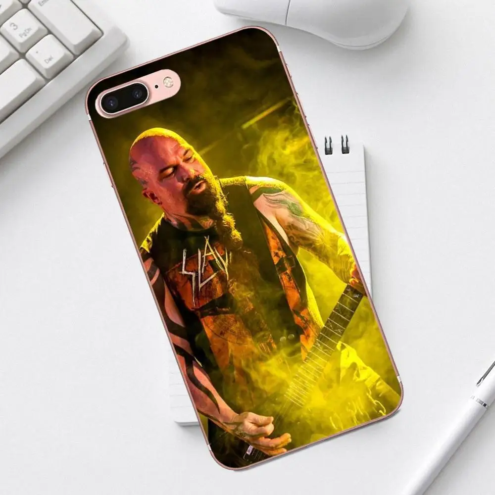 Qdowpz чехол для телефона с рисунком рок группы Slayer iPhone 4 4S 5 5C SE 6 6S 7 8 Plus X XS Max XR Galaxy A3 A5