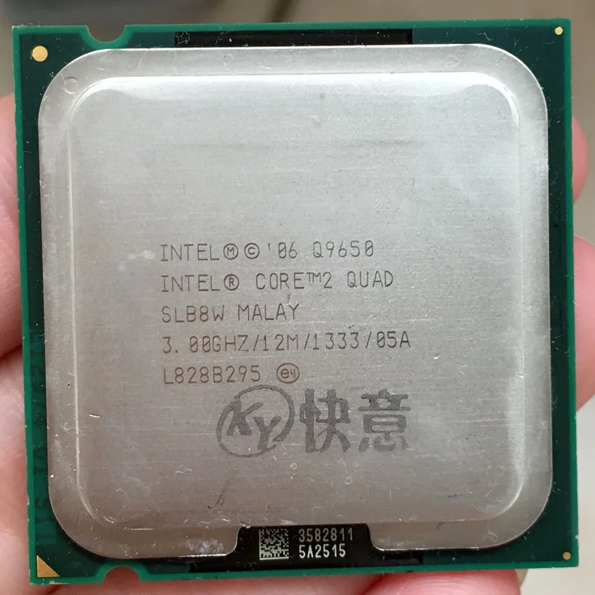 Процессор Intel Core2 Quad Q9650(12 Мб кэш-памяти, 3,00 ГГц, 1333 МГц FSB) SLB8V EO LGA 775 настольный процессор