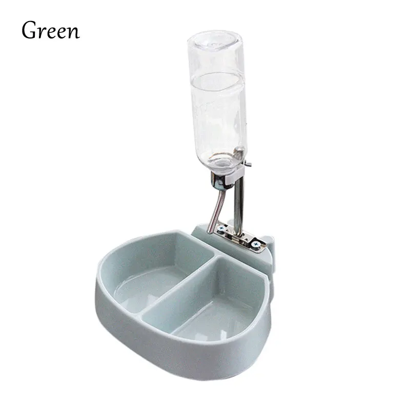Green Питомец кошка вода питьевой диспенсер бутылка для воды 1.5L кормушка для кошек и собак поилка для кошек миска питьевой фонтан кошка дозатор для кормления - Цвет: Green