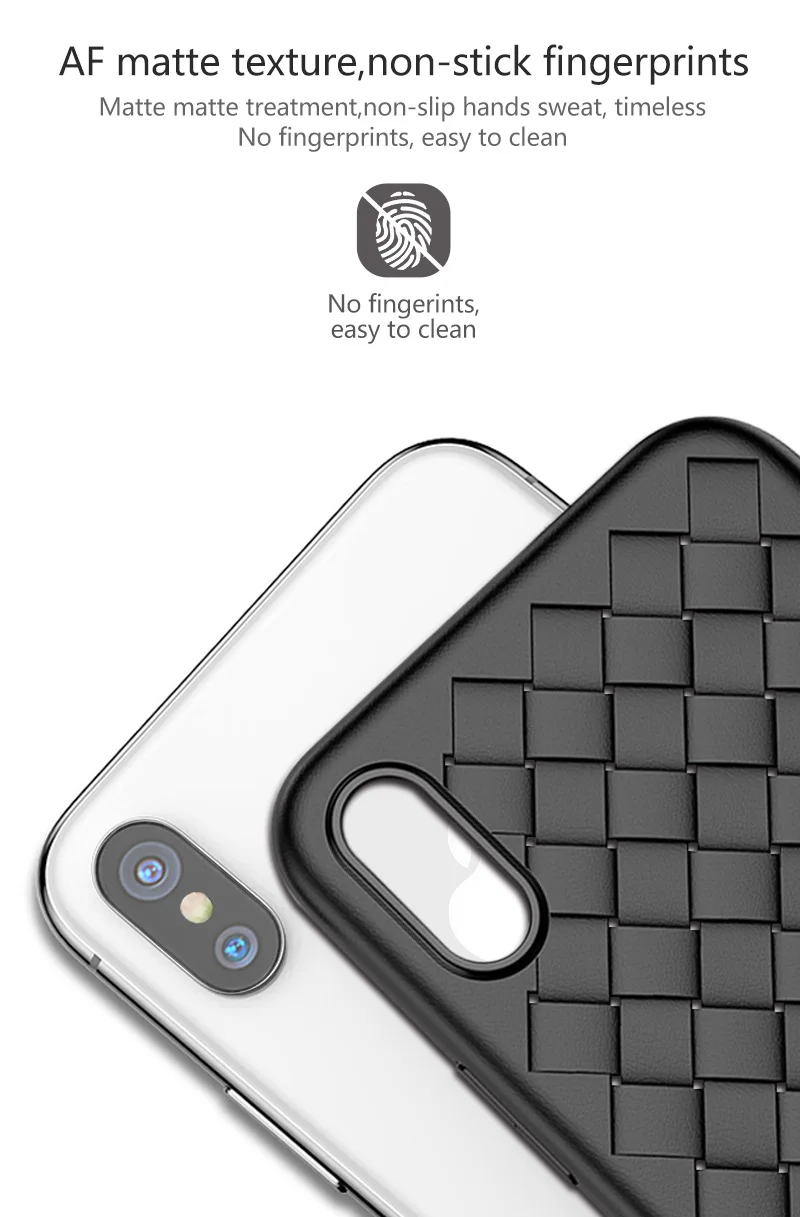 Новый чехол для телефона Apple iPhone 6 6s 7 8 Plus Capa 2018 роскошный BV сетка плетение