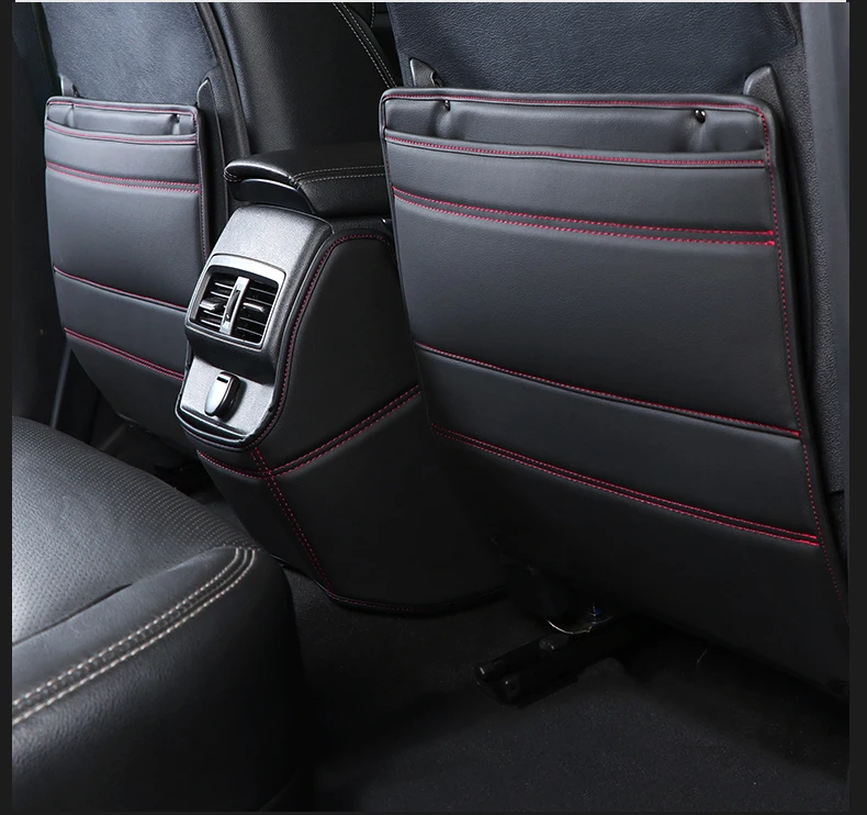 Lsrtw2017 волокна кожи автокресло анти-kick коврик подлокотник анти-kick коврик для renault koleos samsung qm6