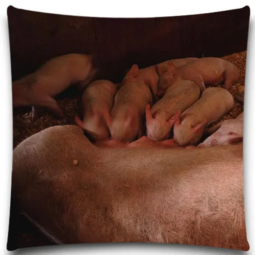 Голубое небо корова и луг квадратная наволочка мягкий материал для детей девочка