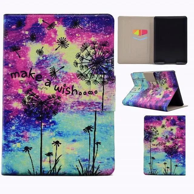 Тонкий Кастер pattern case for Amazon Kindle Paperwhite 1/2/3 2012 2013 3 (2015) печати Dreamcatcher башня Leathe