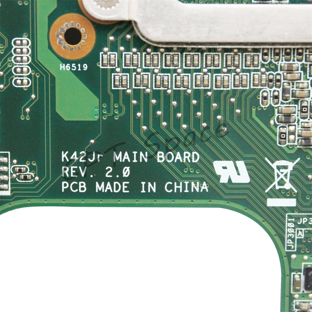 K42JR материнская плата REV 2,0 для ASUS A42J K42J P42J X42J K42JE K42JB K42JZ K42JY K42JR Материнская плата ноутбука HM55 тестирование в целости