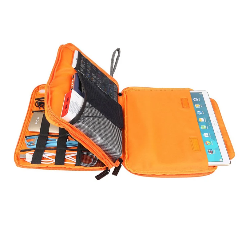 Двойной Слой Организатор Системы Kit Case Цифровых Устройств Гаджет USB Флэш