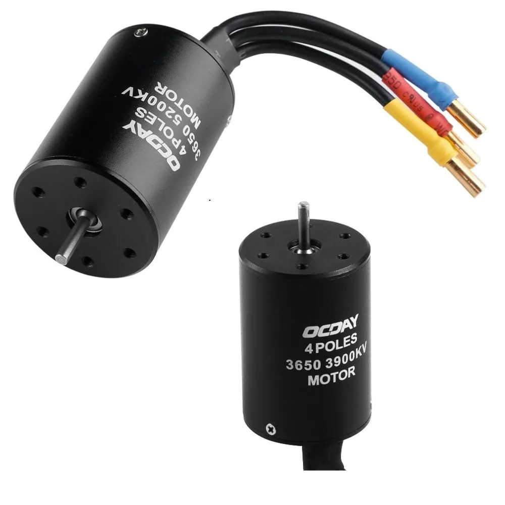 Радиоуправляемый двигатель 1:10 B3650 3900KV 4300KV 5200KV 4P Бесконтактный бесщеточный с ЧПУ