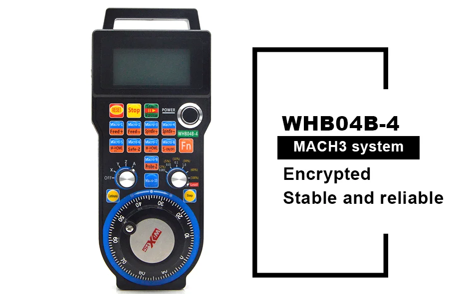 MACH3 беспроводной Маховик 4 6 AxisCNC MPG Маховик Ручной USB приемник 40 метров расстояние передачи WHB04B