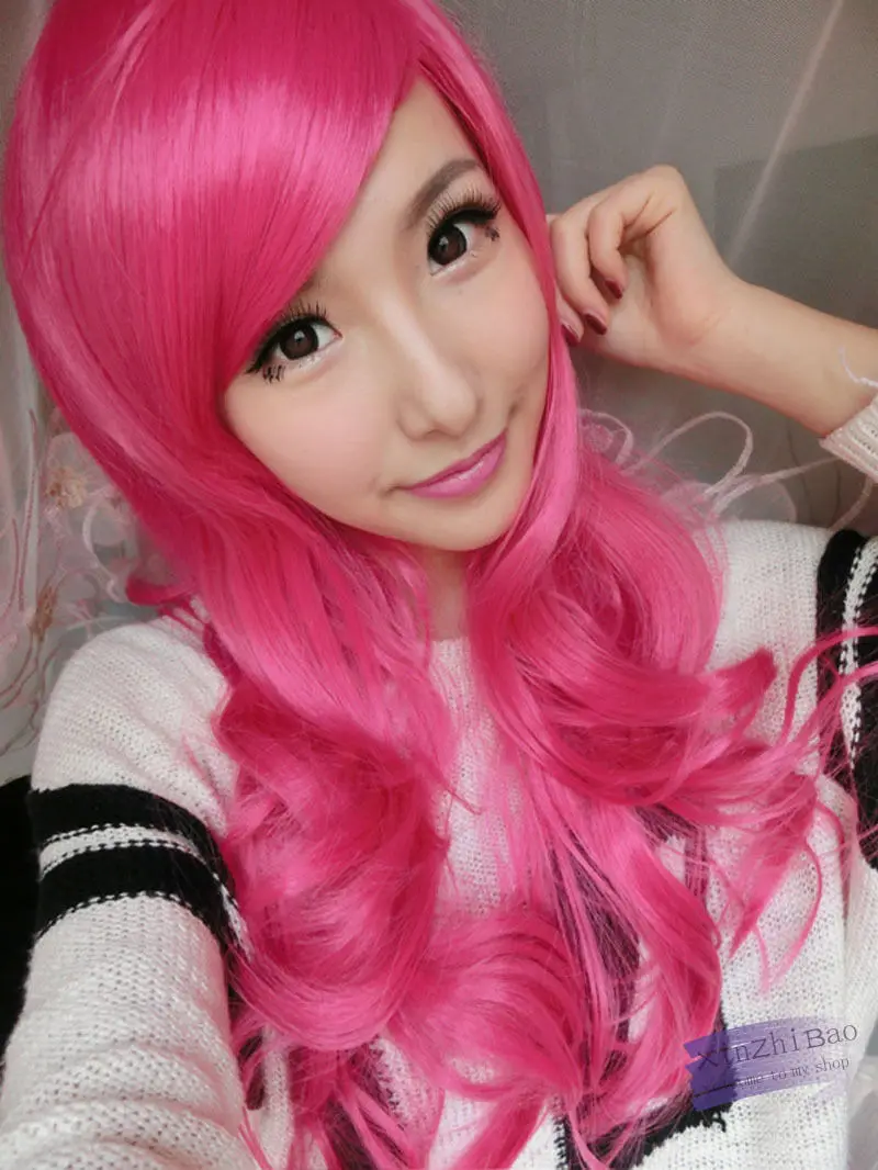 Косплей Партии Костюм Стильный женщин Длинные Волнистые Волосы Полный Парики