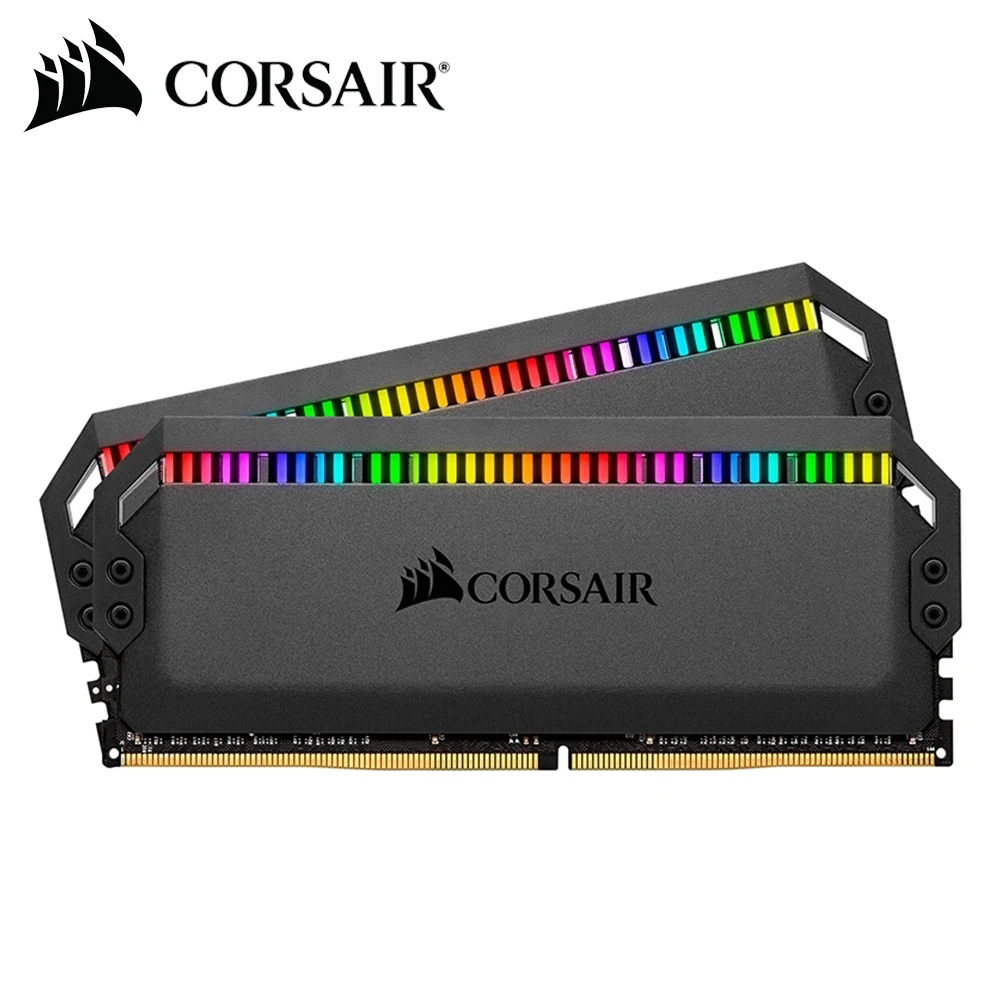 Оперативная память CORSAIR, 32 ГБ, 64 ГБ, 128 ГБ, Доминатор, платина, серия RGB, Память ram DDR4, 16 ГБ, 2*8 ГБ, D ram, 3000, 3200, 3600, 4800 МГц, для рабочего стола