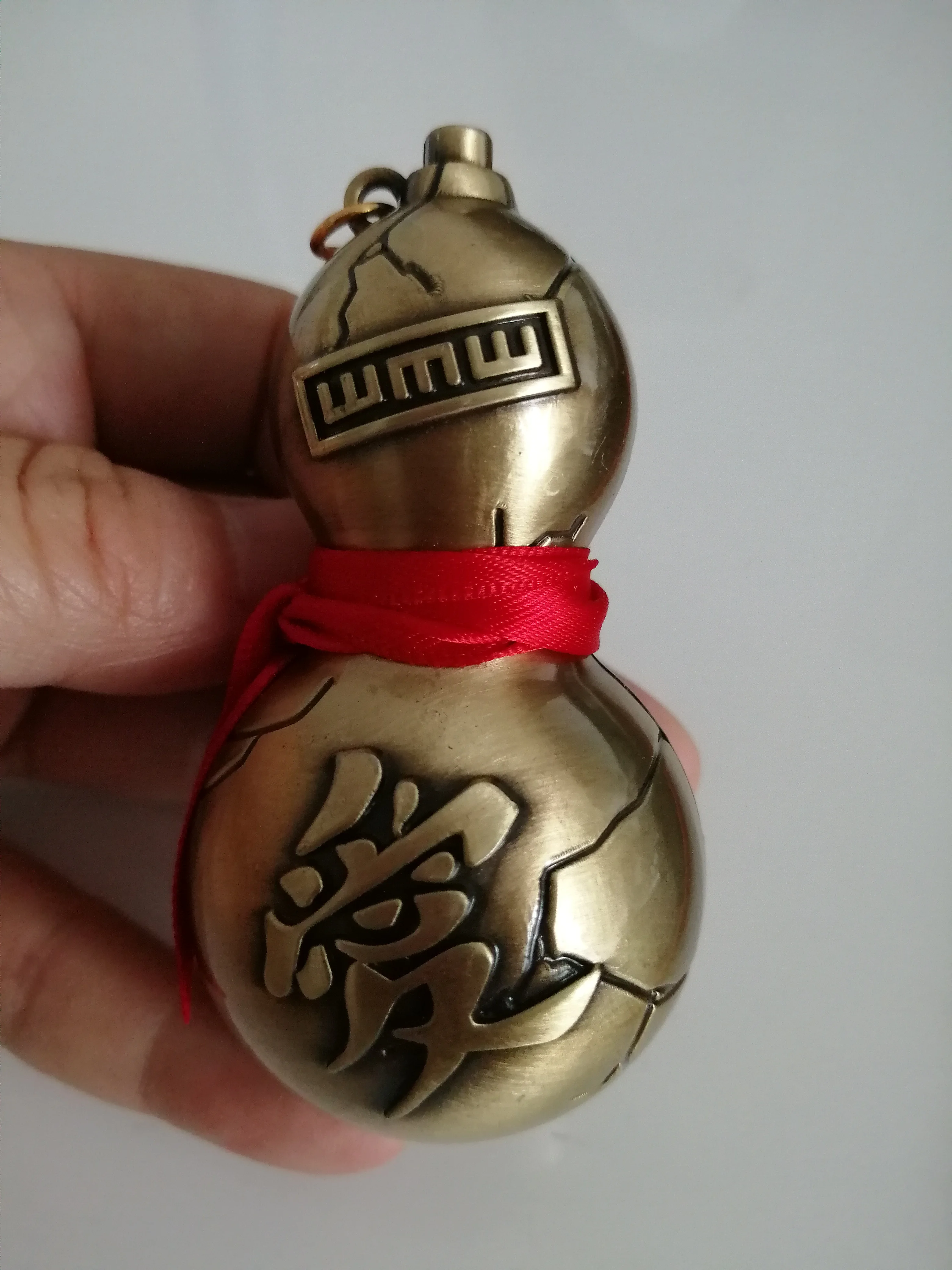 Anime Gaara Cosplay Weapons Props Gourd Keychain Ornaments Accessories Zinc Alloy 8cm | Тематическая одежда и униформа