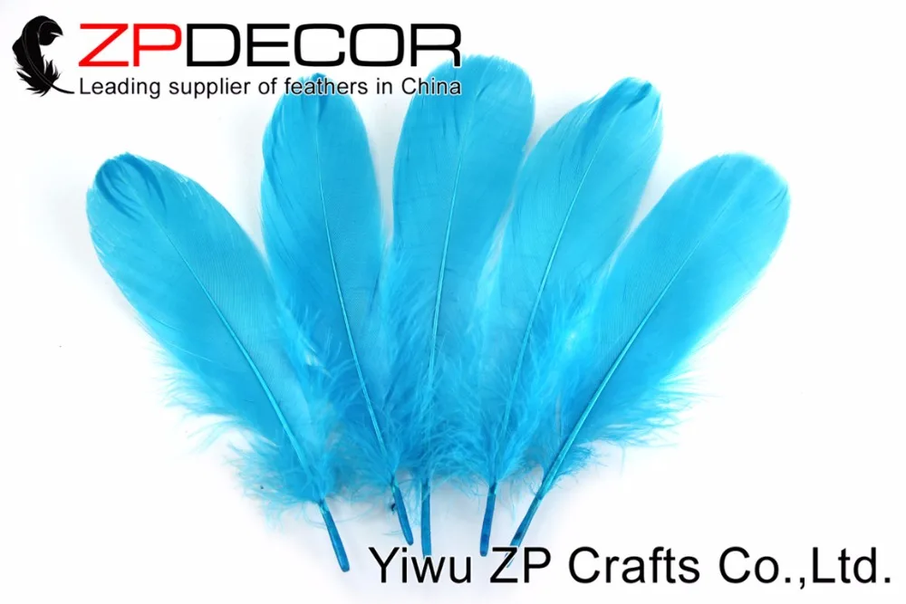 ZPDECOR перо Прямая поставка с фабрики 200 шт./лот дешевая Бирюзовая синяя краска