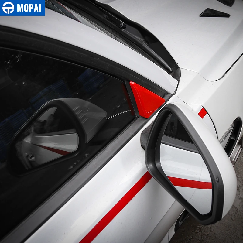 MOPAI ABS автомобильный Стайлинг внешнее Переднее стекло зеркальные полосы Обложка