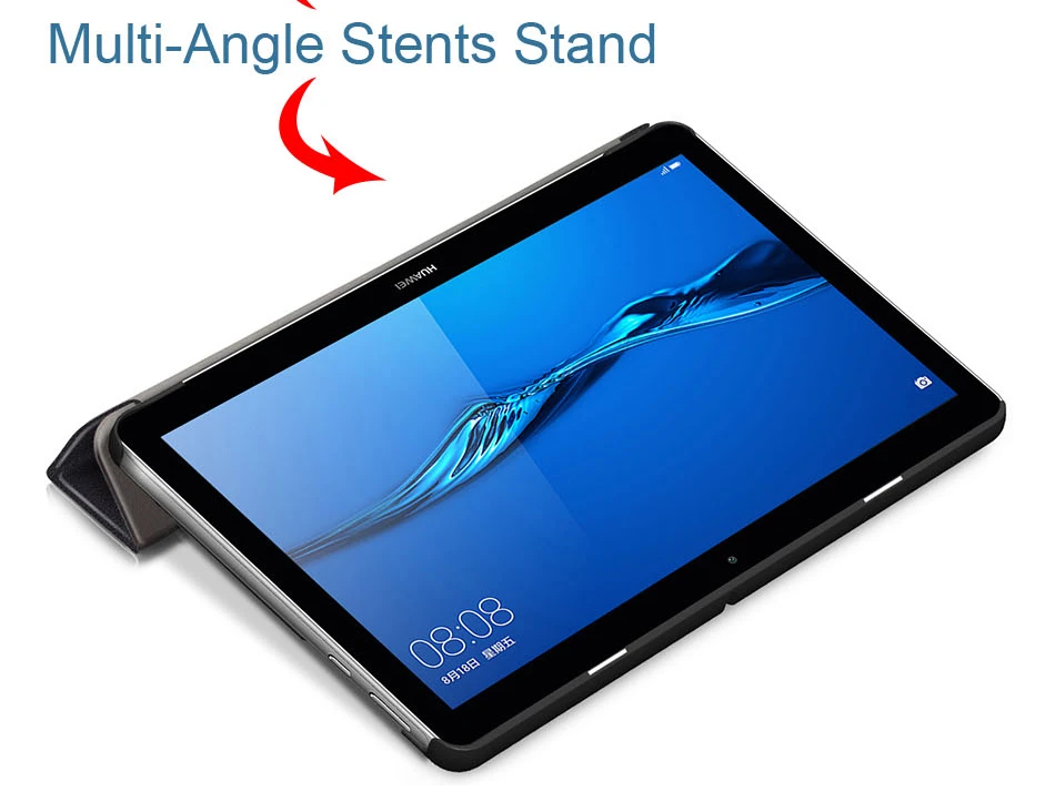 MTT цветной многоугольник чехол для huawei MediaPad T3 10 9," подставка флип из искусственной кожи чехол для Funda Honor Play Pad 2 9,6 дюймов планшет