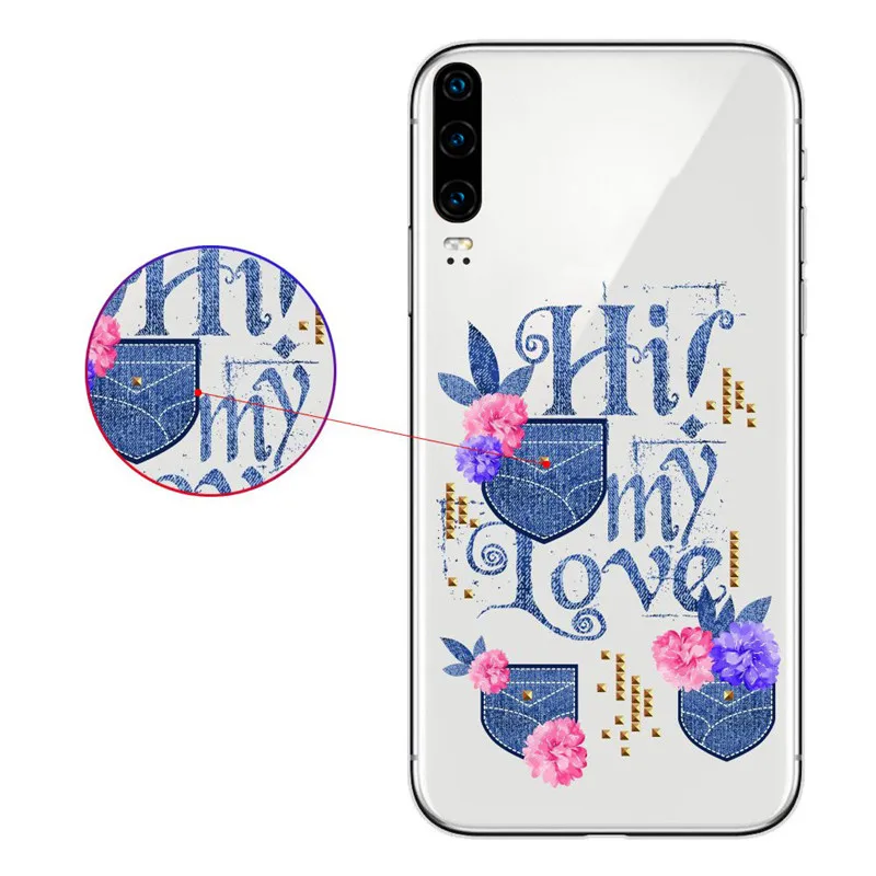 Gorgeous Ultra-thin Anti-fall Phone Shell For Huawei P30 All-inclusive Transparent Protective Case Contracted | Мобильные телефоны