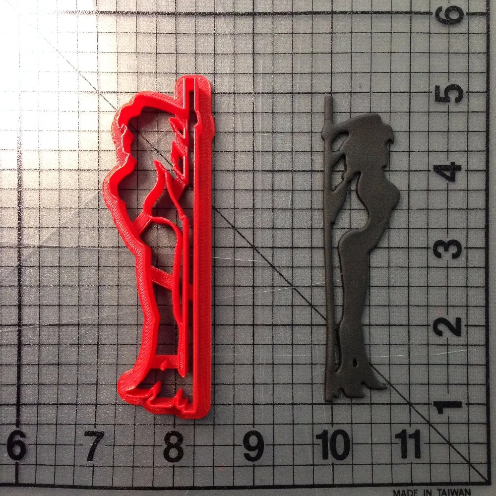 Красивая Танцовщица для девочек резак печенья сделанный на заказ 3D принт помадка