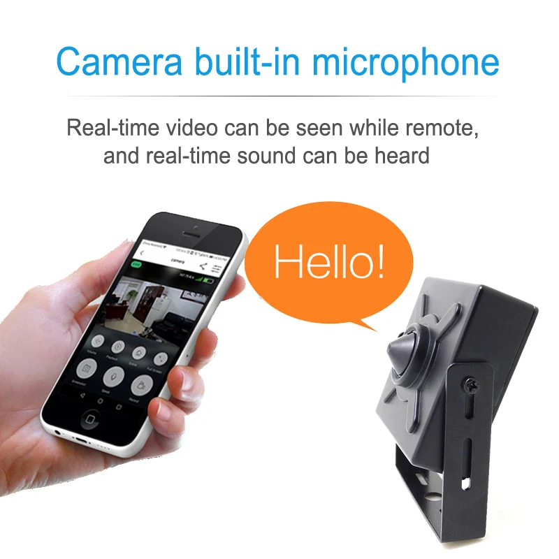 JIENUO 4MP POE камера мини аудио микро Cctv видеонаблюдения для дома Onvif маленькая CCTV HD