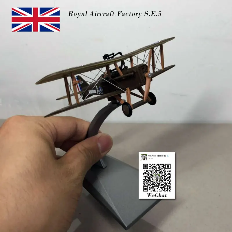 WLTK 1/72 масштаб военная модель игрушки WW I SE 5a истребитель литой металлический самолет модель игрушки для сбора, подарок, дети