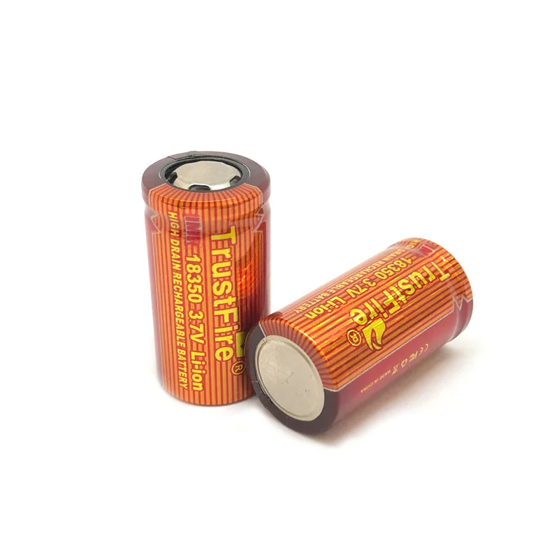 

10pcs/lot TrustFire IMR 18350 700mAh 3.7V Rechargeable Lithium Battery High Drain Batteries for Electronic Smoke Flashlights