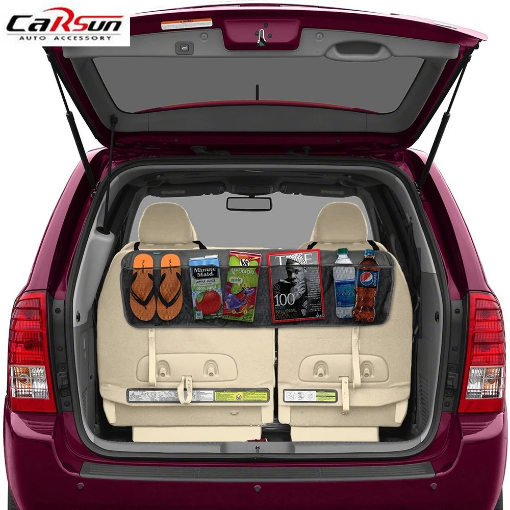 

5 Pocket BackSeat/Trunk Organizer Auto Interior High Capacity Seat Back Storage Bag Debris collection Bag Multipurpose Organizer