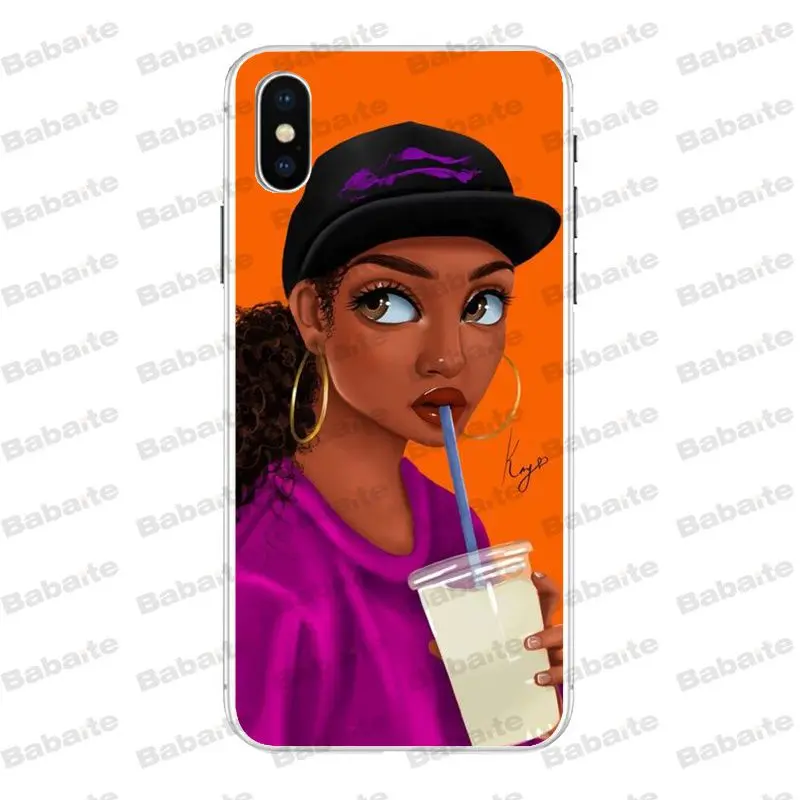 Babaite Black Girl Magic Melanin Poppin Coque Shell чехол для телефона iPhone8 7 6 6S Plus X XS XR XSMax 5 5s SE 5c11 11pro 11promax