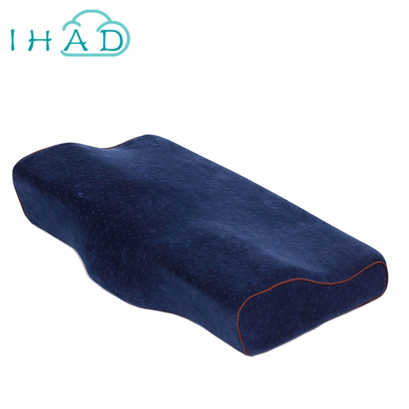 Высокое качество две подушки пены памяти случай постельное белье терапия шеи