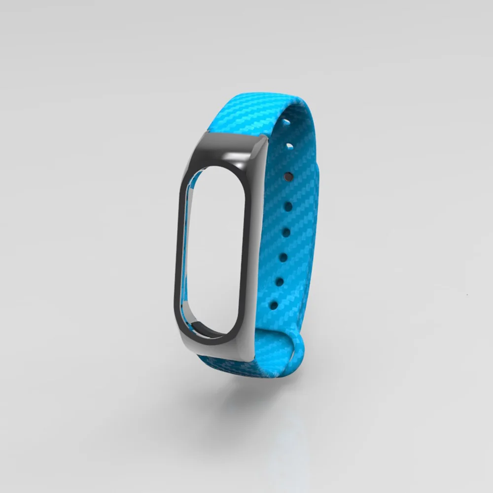 Для Xiao mi band 2 браслет TPE углеродного волокна Текстура спортивный силиконовый